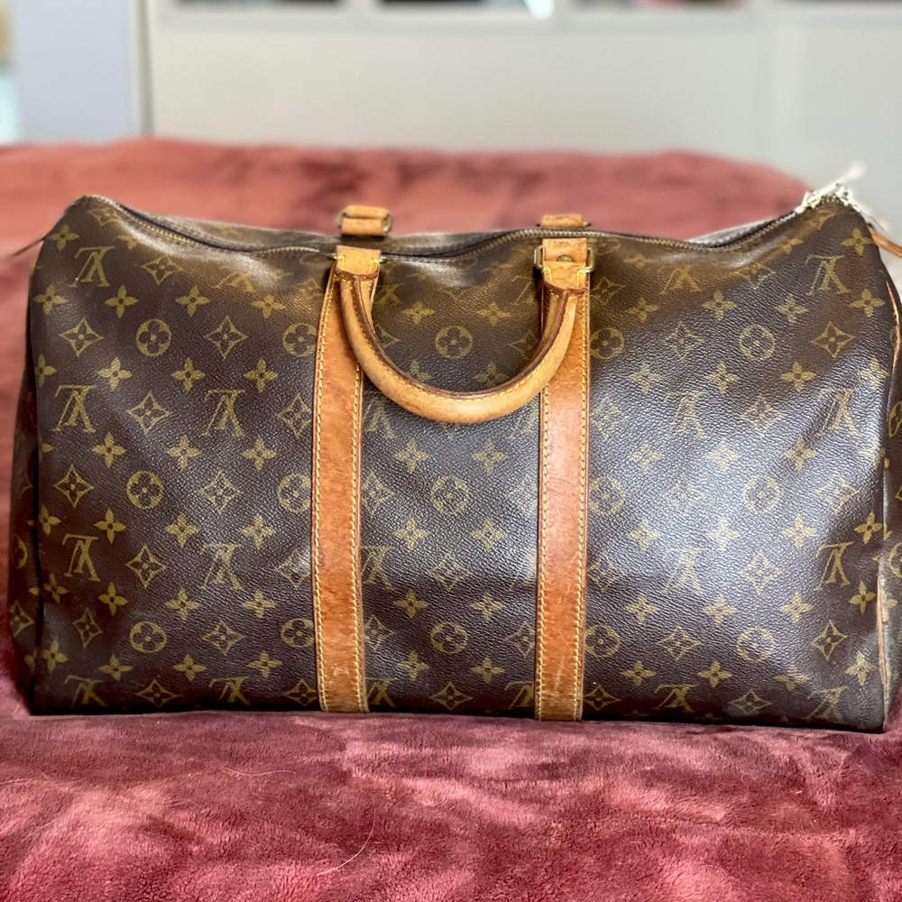 Authentic Louis Vuitton Keepall Duffle Bag